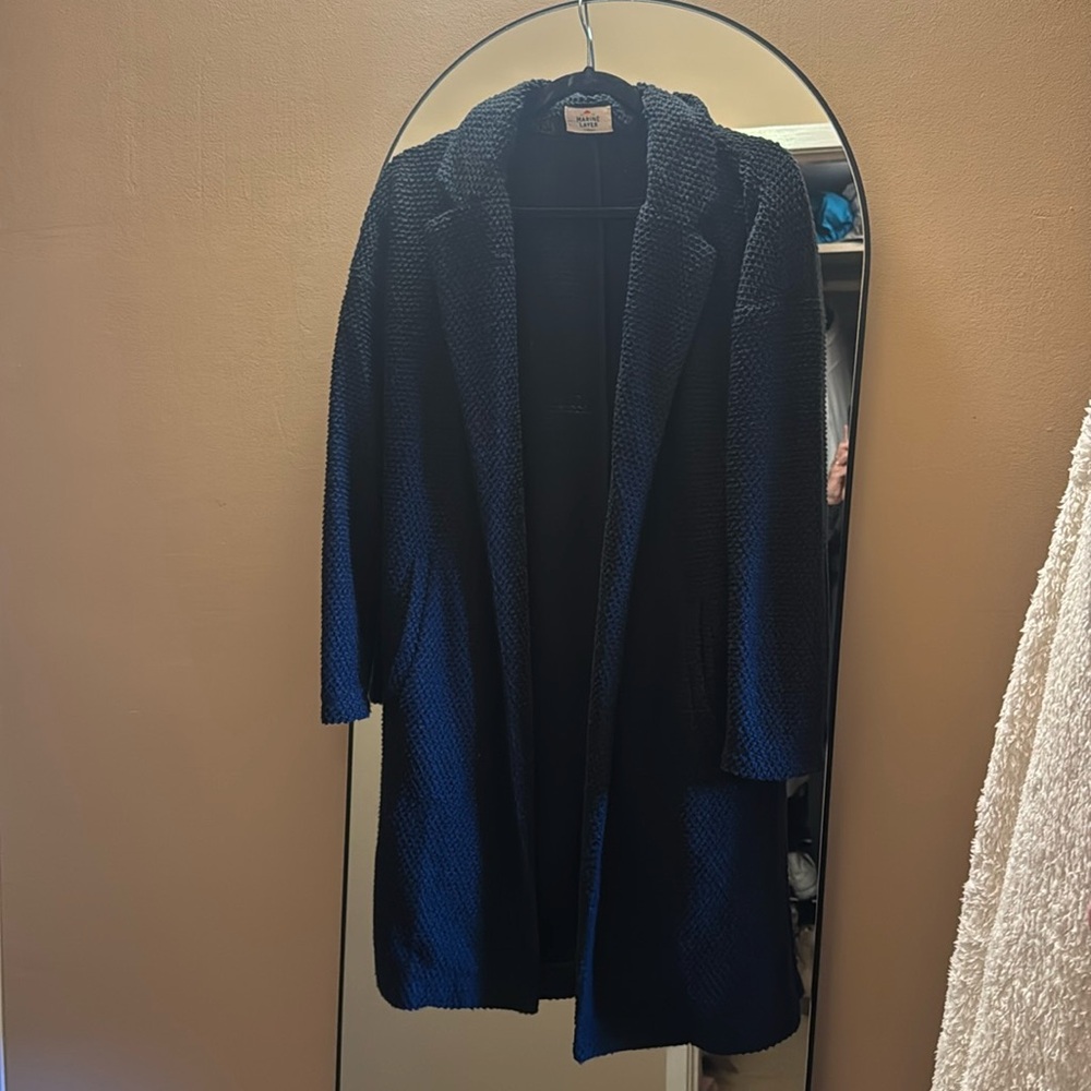 Marine Layer Black Coat